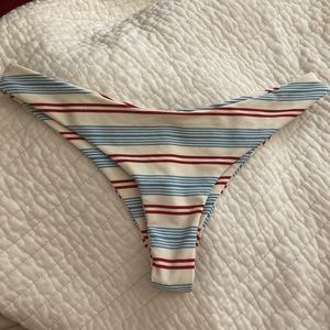 Blackbough candy stripe bikini bottoms